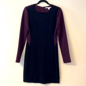 Diane Von Furstenberg long sleeve sheath dress